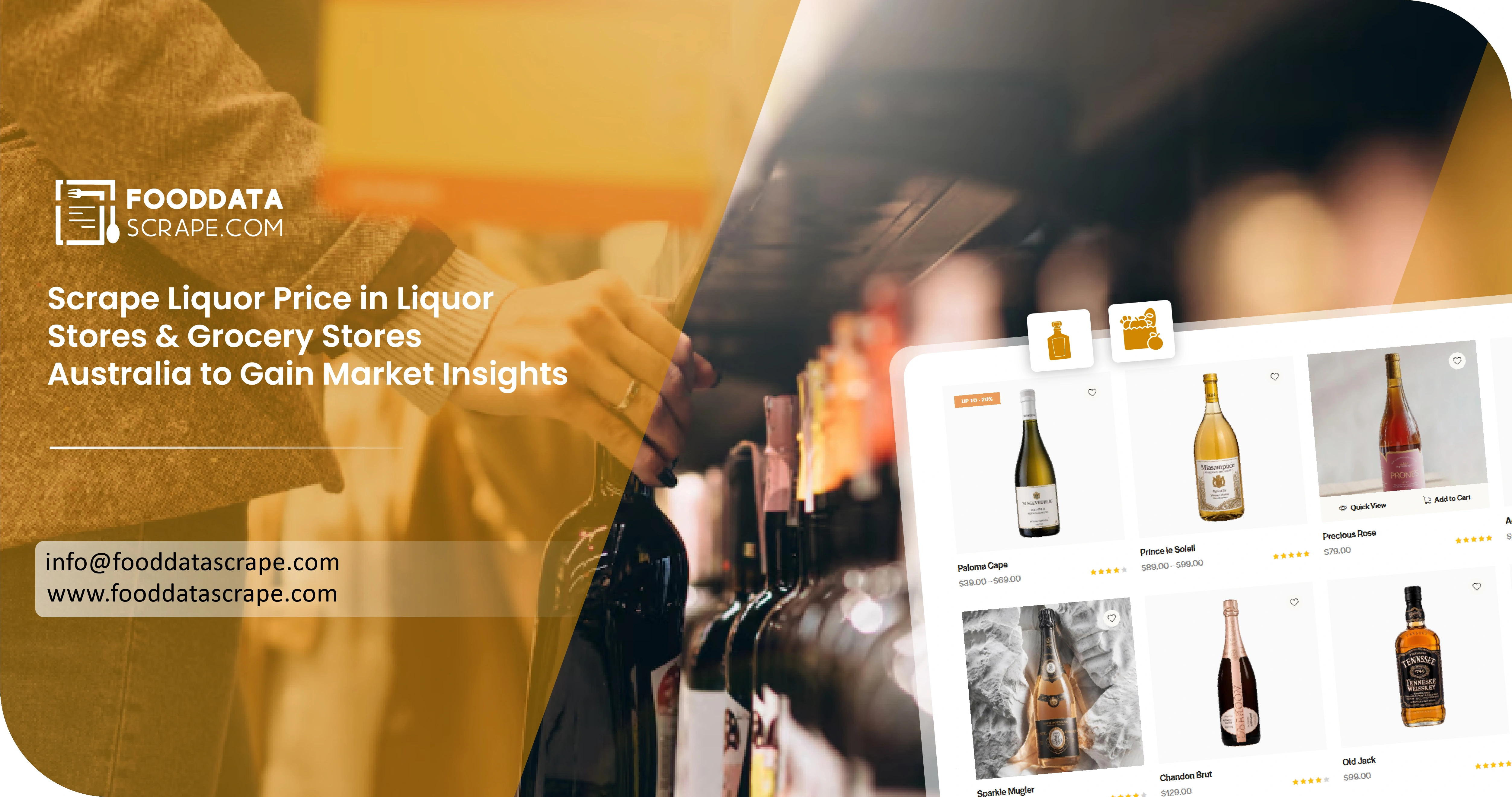 Scrape Liquor Price in Liquor Stores & Grocery Stores - Australia